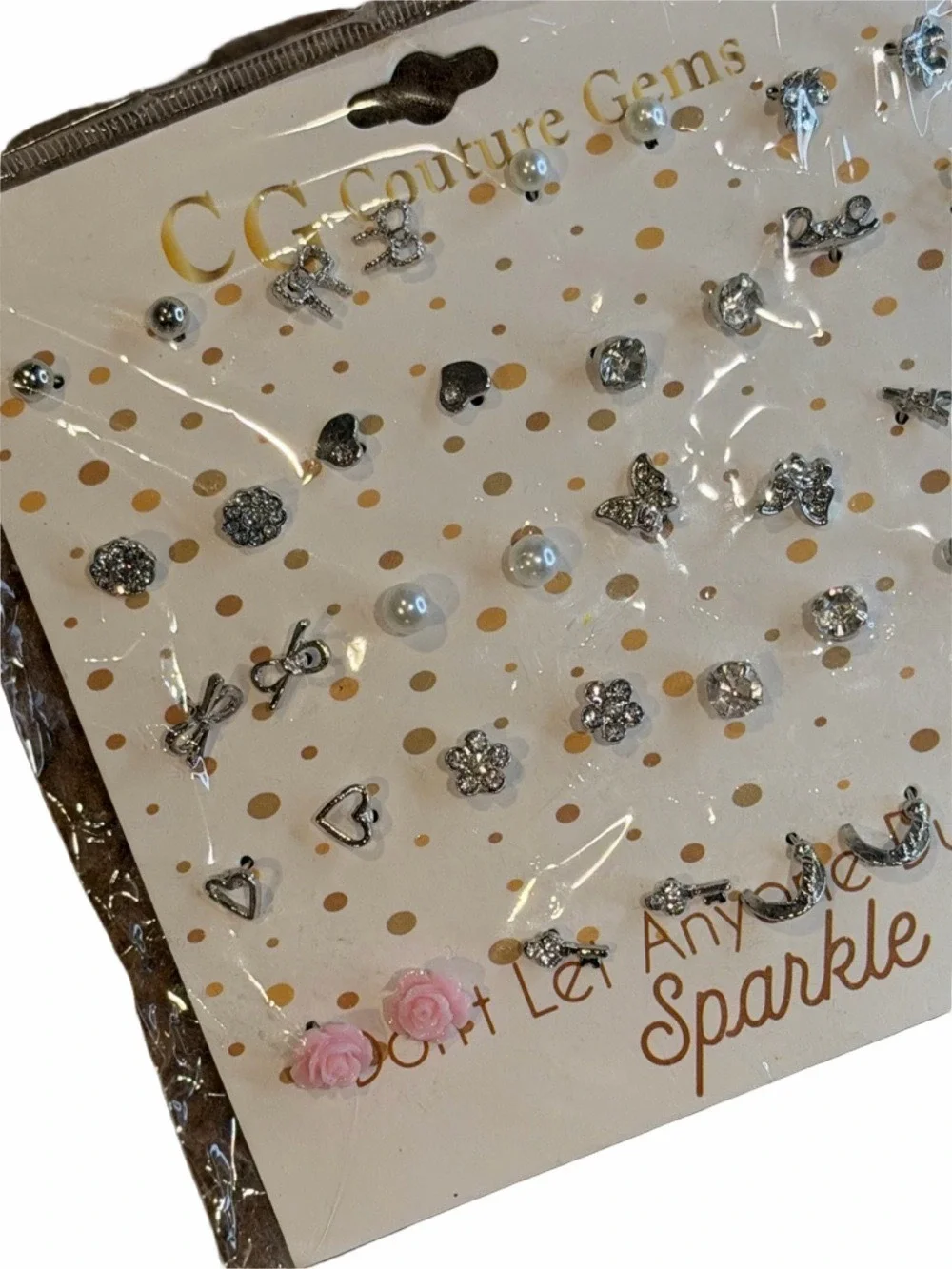 Couture Gems Silver Accent Earring Set 20 Pair